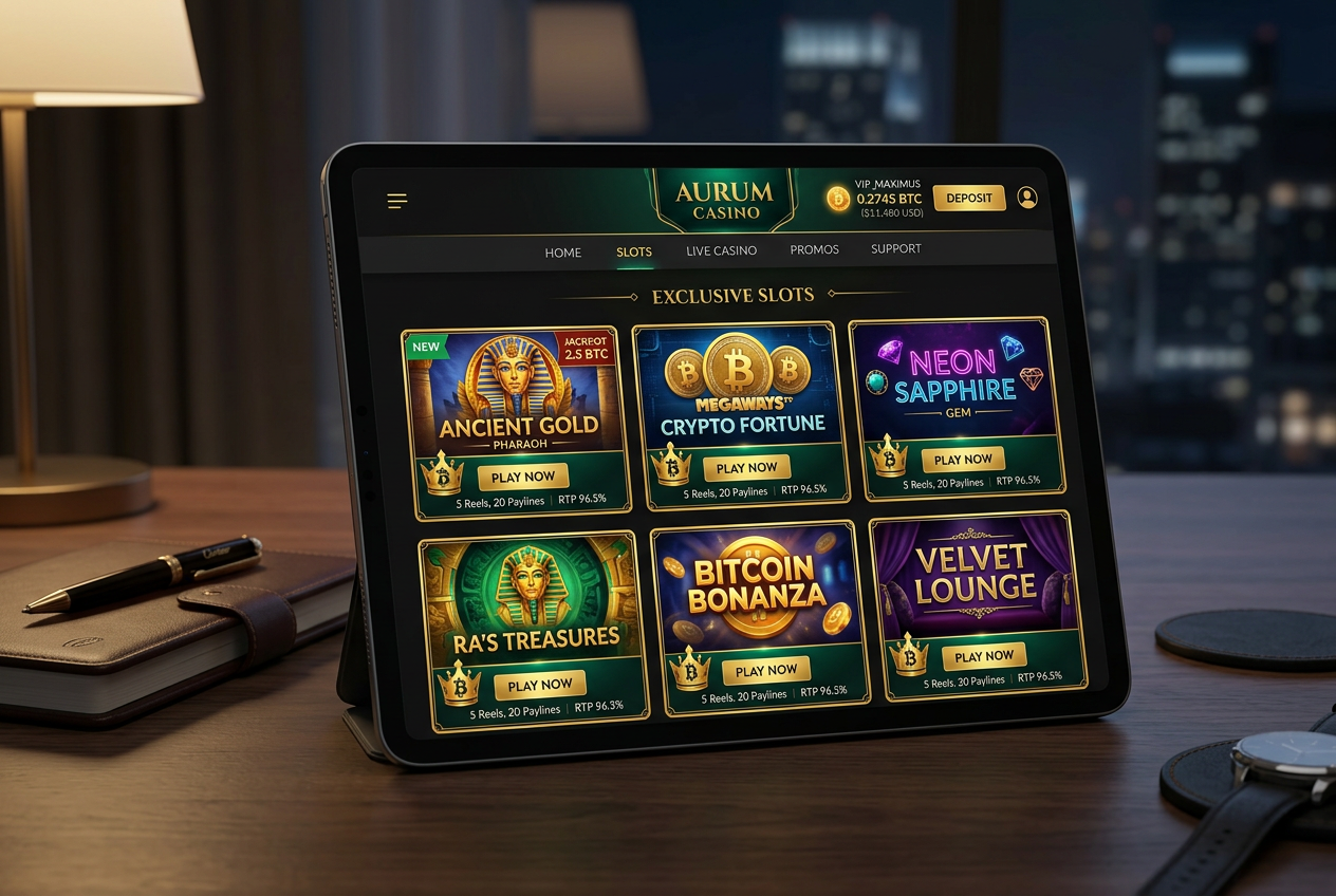 Nowoczesny interfejs NV Casino z balansem w kryptowalutach